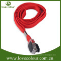 Factory Wholesale High Quality Polyester Solid Color Tubular Fabric Lanyard